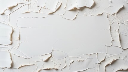 Minimalistic white canvas background with soft edges, for graphic design overlays, copy space