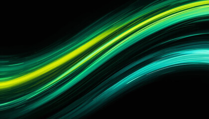 Obraz premium Colorful Abstract Waves with Glowing Lines and Motion