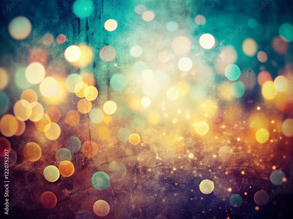Aufkleber grunge bokeh background with white space for text - abstract texture design
