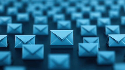 Overwhelm and Lack of Focus, A photorealistic image of a filled email inbox, showcasing high fidelity and detail, suitable for professional or creative use.