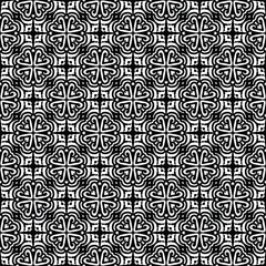 Black and white seamless pattern background