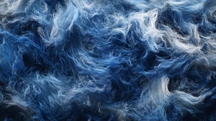 Obraz premium A textured abstract resembling a stormy ocean, with rough blue and gray brushstrokes