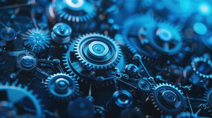 Abstract Mechanical Gears