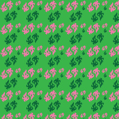 seamless background with hearts