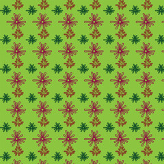seamless pattern with flowers
