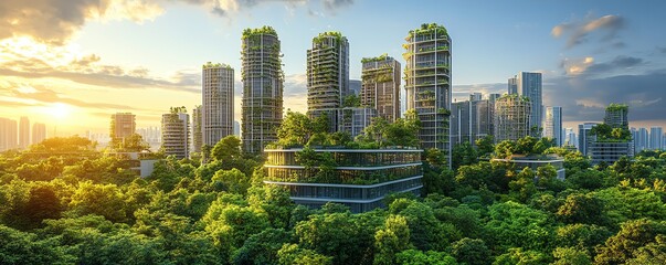 Ecoconscious city planning to reduce CO2 emissions, smart urban infrastructure, green transportation, pollution control, futuristic ecocity, photorealistic, ultra HD