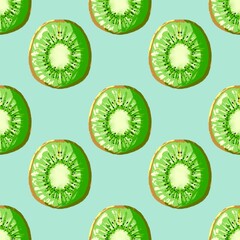 abstract fruit seamless pattern hand drawn for background or print