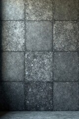Fototapeta premium Distressed concrete wall, deep grey tones, coarse grain , vintage, grey background, wall