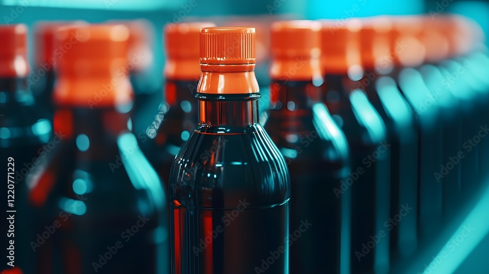 Poster automated control of bottled beverages on production line