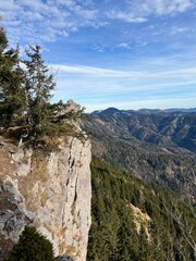 view from the top of the mountain