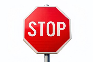 Isolated Red Stop Sign, Prohibition Sign PNG, No Entry Symbol, Warning Sign, Stop Signal