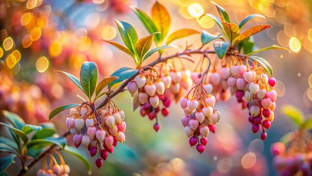 Japanese Andromeda Seeds & Buds Double Exposure - Poisonous Evergreen Shrub