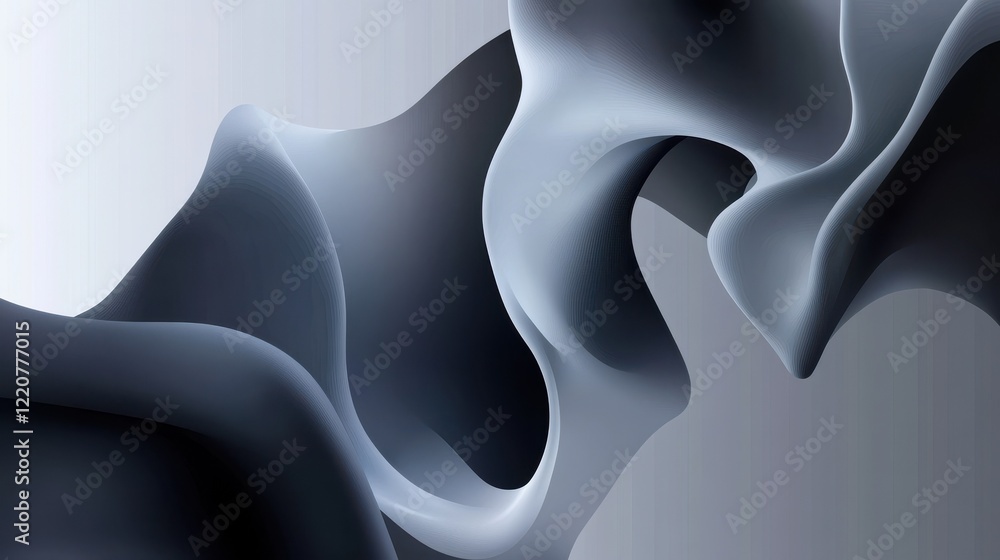Poster grey and white abstract smooth gradient background. modern vector design