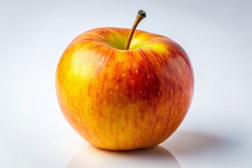 Juicy Golden Apple with Red Blush - Long Exposure Stock Photo