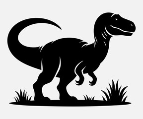 Dinosaur Silhouette Vector Illustration
