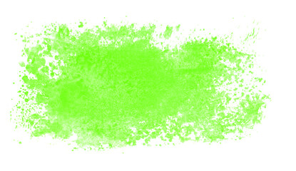 Gemalte Farbspur in hellgrün als Hintergrund