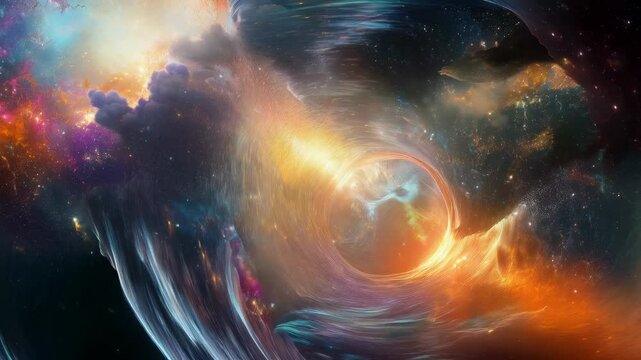 Vibrant Cosmic Journey Through the Depths of the Universe