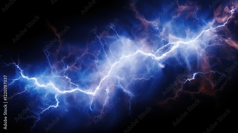 Aufkleber stunning lightning effects on transparent background showcasing brilliant color and dynamic swirls o