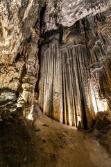 In den Höhlen von Arta bei Canyamel, Mallorca