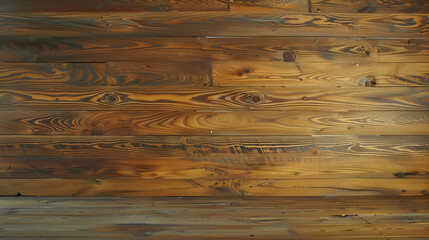 Fototapeta premium A close-up view of a textured wooden wall showcasing natural patterns and colors.