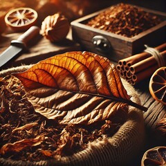 Tobacco Leaf and slightly sweet