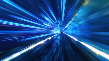 Abstract Tunnel of Light