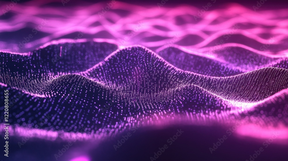 Poster abstract technology background. polygonal with connecting dots and lines. data and technology concep