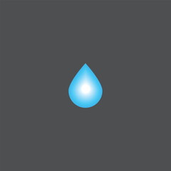 Fototapeta premium Water drop logo fully editable vector template