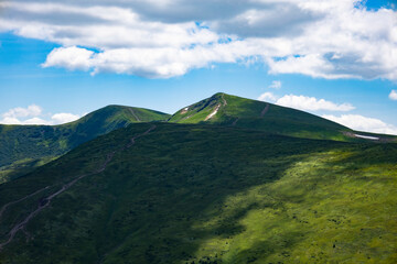 Fototapeta premium mountain landscape with clouds