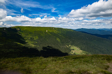 Fototapeta premium landscape with clouds