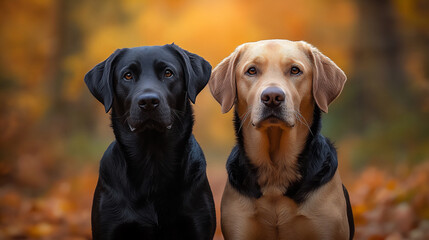  labrador retriever exploring trail