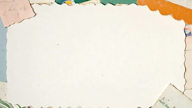 Elegant Floral Frame with Green Leaves and Soft Flowers