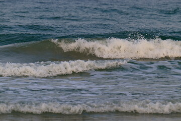 Wellen bei Sturm an der Ostsee