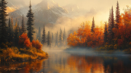 Fototapeta premium Exciting wildlife encounter yellowstone national park nature photography natural habitat scenic view animal behavior