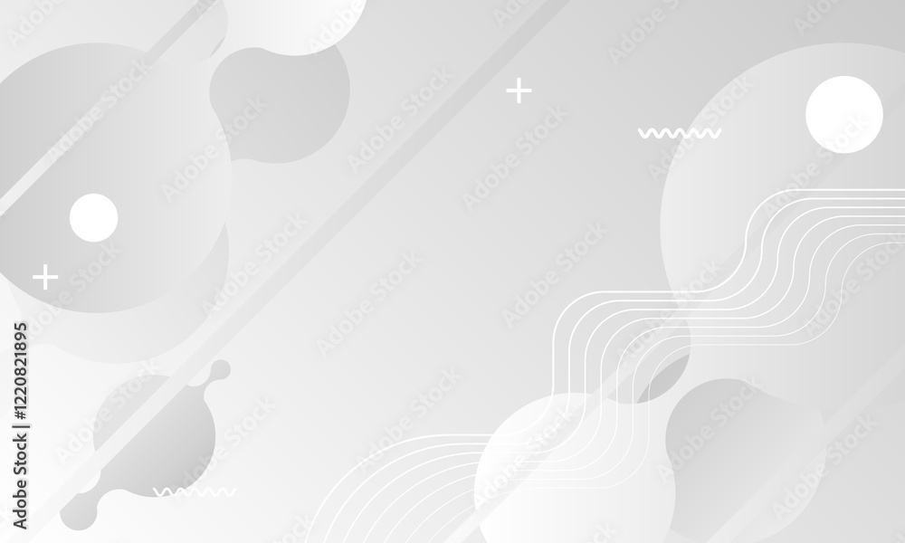 Aufkleber abstract black and white template banner with gradient color and small polka dot technology backgrou