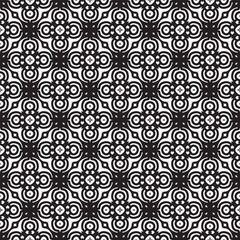 Minimalist black and white seamless pattern background