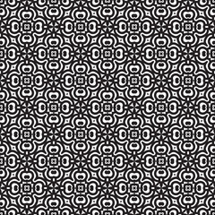 Naklejka premium Minimalist black and white seamless pattern background