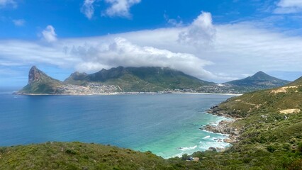 View on Cape Town from Chapman's Peak Drive