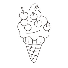 valentine, dessert, sweet, cute, doodle, cartoon, design, delicious, food, art, drawing, love, valentine's day