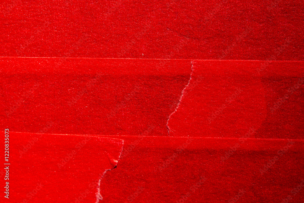 Poster glued red paper tape background creased texture abstract background design element