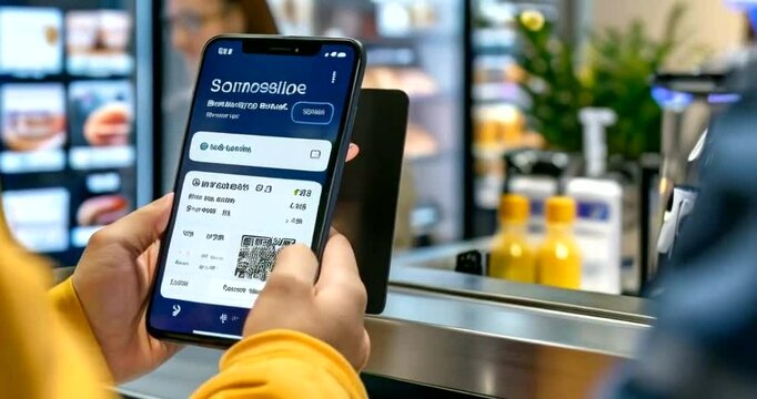 Mobile Payment, Fast Food, Restaurant, QR Code, Order, Scan,  Digital, Purchase, Menu