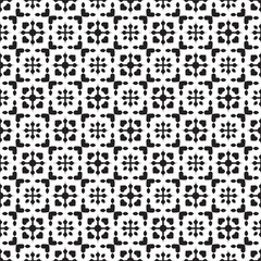 Fototapeta premium Minimalist black and white seamless pattern background