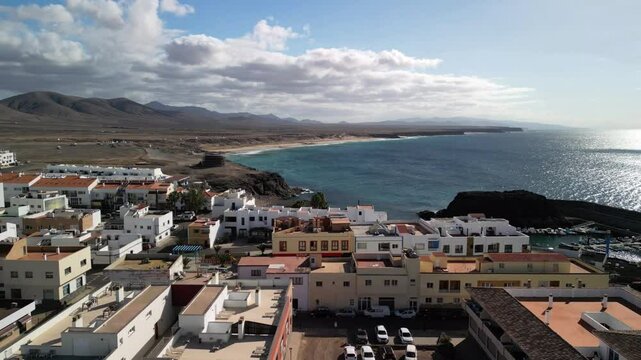 El Cotillo miasto na p&oacute;łnocy wyspy Fuerteventura