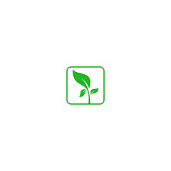 green leaf logo