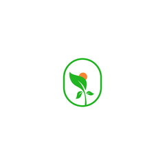 green leaf logo