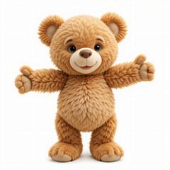 Fototapeta premium Happy Teddy Day 2025, Brown Teddy Bear