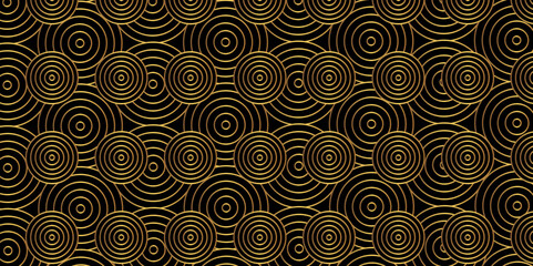 Fototapeta premium Abstract overlapping pattern minimal diamond geometric vector background. Universal geometric pattern. Vortex, sonar wave, soundwave, sunburst, signal signs.Vintage outdoors style vector illustration.