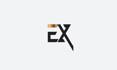 EX, XE, E , X , Abstract Letters Logo Monogram