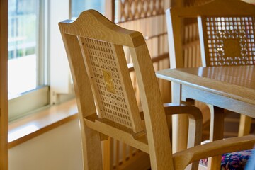 美しい木で作られたインテリア