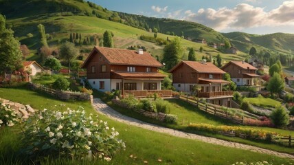 village in the mountains